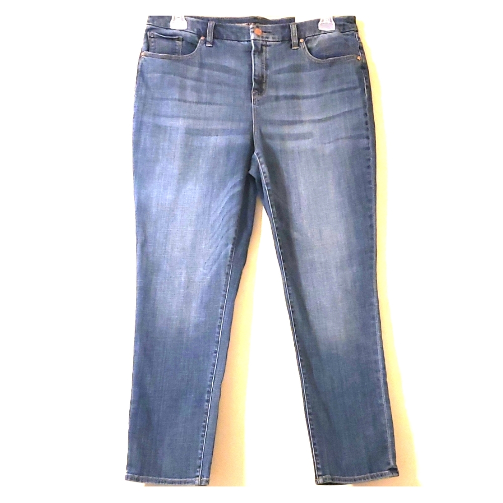Chico's Slimming Girlfriend Slim Leg Ankle Jeans